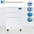 Customized coloured contemporary filing mobile storage cabinet